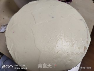 火龙果奶油蛋糕，10月3日女儿生日那天做的，简单大方，好吃不甜不腻，口感特别好的做法步骤：5