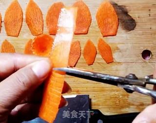 美丽的胡萝卜拼花的做法步骤：8
