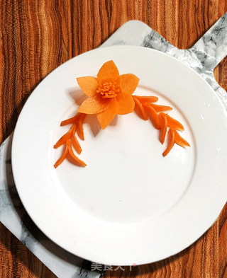 美丽的胡萝卜拼花的做法步骤：11