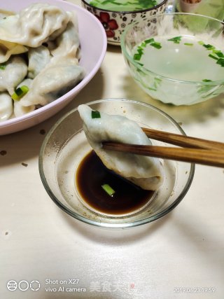 一道清淡的韭菜鸡蛋饺子，当天吃，不宜留第二天，热气腾腾的，暖冬的美食，爱吃的美女们试试吧！的做法步骤：8