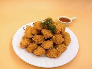小吃︱炸鸡米花的做法步骤：5