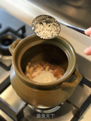 潮州砂锅海鲜粥的做法步骤：13