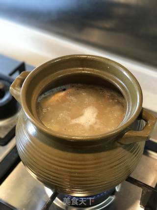 潮州砂锅海鲜粥的做法步骤：18