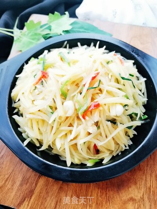 酸辣土豆丝的做法步骤：13