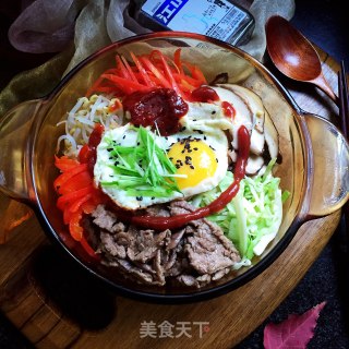 韩式辣酱拌饭的做法步骤：10