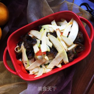清炒茭白木耳的做法步骤：10