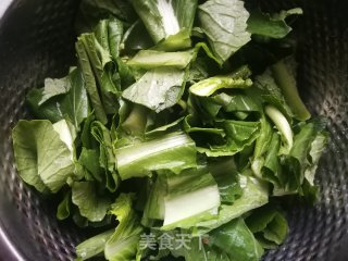 小白菜炒千张的做法步骤：3