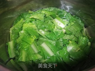 小白菜炒千张的做法步骤：4
