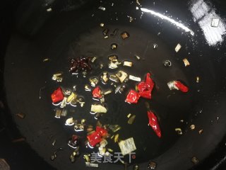 小白菜炒千张的做法步骤：7