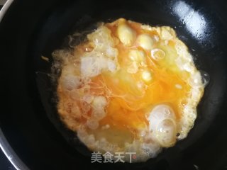 荷兰豆红椒炒鸡蛋的做法步骤：4
