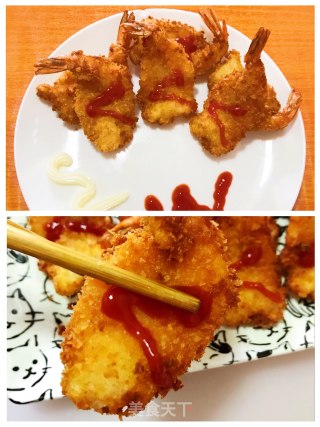 酥炸凤尾虾的做法步骤：3