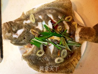 清蒸多宝鱼的做法步骤：4
