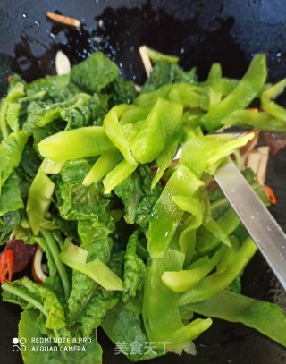 香干炒莴苣的做法步骤：6