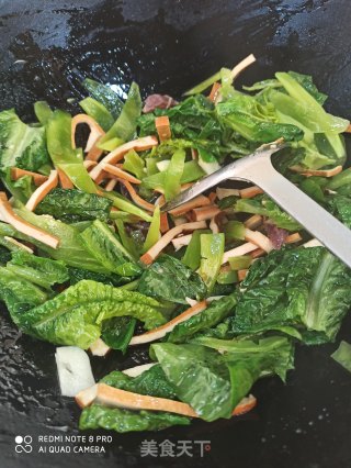 香干炒莴苣的做法步骤：7
