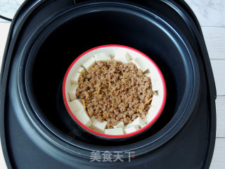 肉末蒸豆腐的做法步骤：10