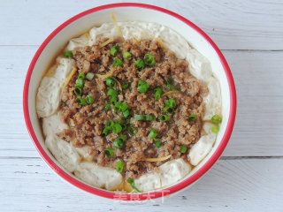 肉末蒸豆腐的做法步骤：13