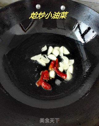 炝炒小油菜的做法步骤：6