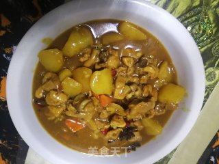 咖喱鸡肉饭的做法步骤：7