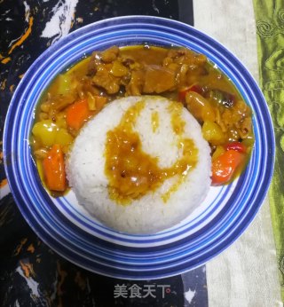咖喱鸡肉饭的做法步骤：8