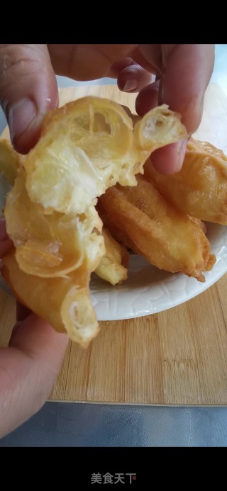 空心油条的做法步骤：8