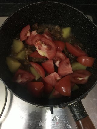 番茄土豆焖牛腩的做法步骤：6