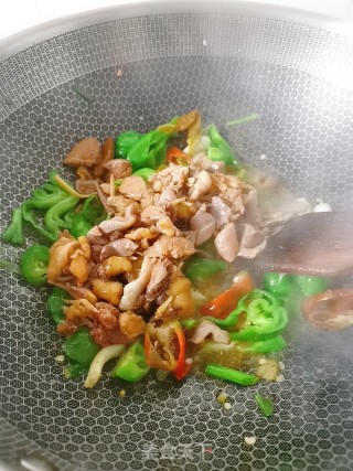 炒鸡杂的做法步骤：10