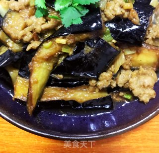 肉沫酱茄子的做法步骤：7