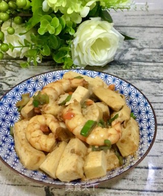 虾仁炒豆腐的做法步骤：17