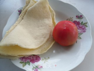 西红柿热汤饼的做法步骤：1
