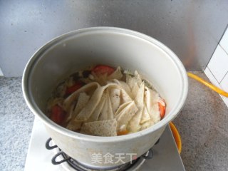 西红柿热汤饼的做法步骤：7