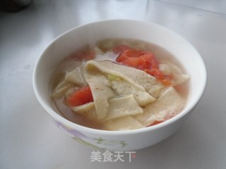 西红柿热汤饼的做法步骤：8