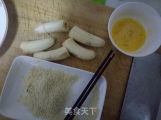香蕉排的做法步骤：1
