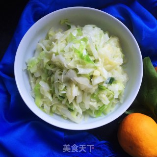 素炒包菜的做法步骤：8