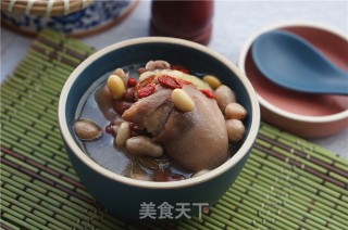 双豆花生炖猪蹄的做法步骤：12