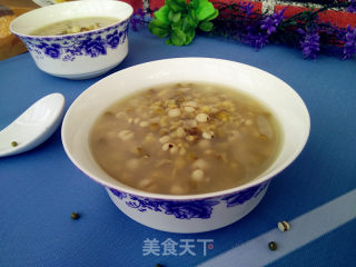薏米绿豆玉米糁粥的做法步骤：7