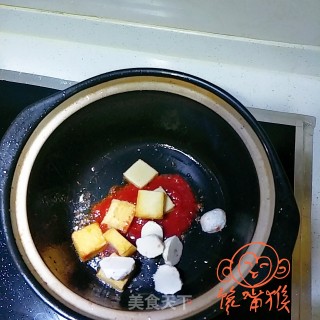 海鲜砂锅抻面的做法步骤：8