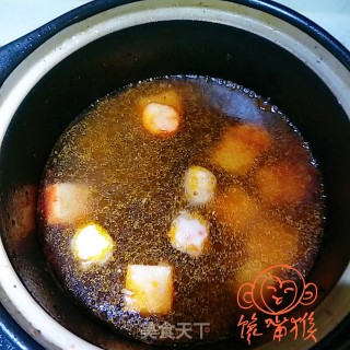 海鲜砂锅抻面的做法步骤：9