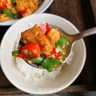 辣椒炒鸡丁的做法步骤：7