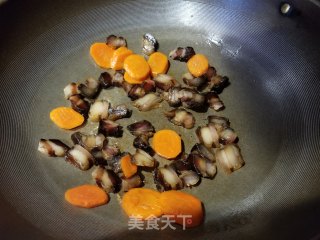 腊肉炒西芹的做法步骤：6