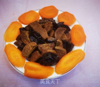 香菇木耳烧素鸡的做法步骤：14