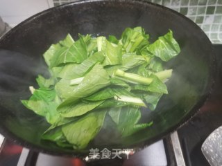 清炒菜心的做法步骤：4