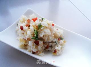 四色丁炒饭的做法步骤：10