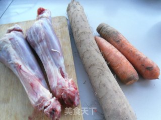 羊腿煲山药的做法步骤：1