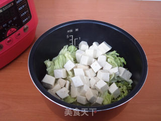 白菜豆腐汤的做法步骤：5