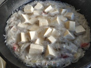 萝卜墨斗豆腐汤的做法步骤：11