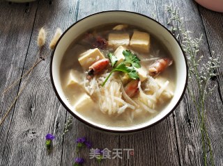 萝卜墨斗豆腐汤的做法步骤：12