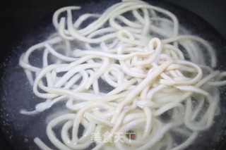 鲜虾拉条子的做法步骤：9