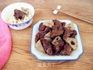 牛肉炖莲藕的做法步骤：12