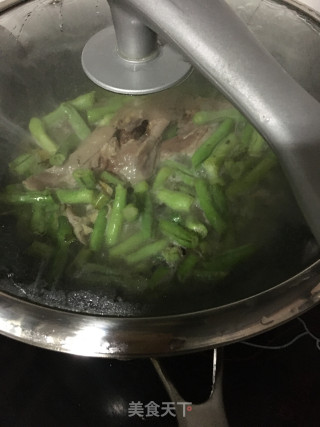 盐水鸭炖豆角的做法步骤：12
