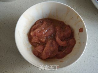 菠菜肉丝汤面的做法步骤：2